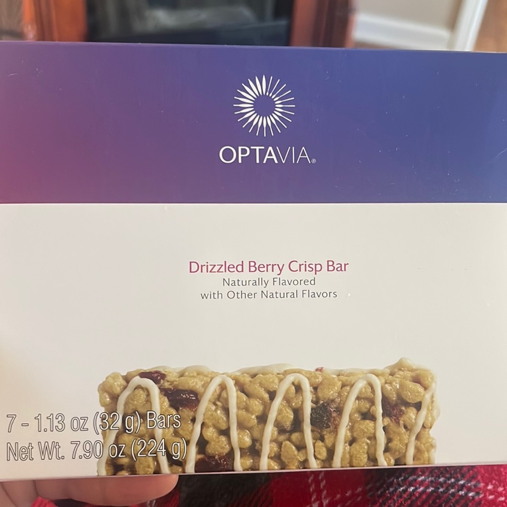Drizzled Berry Crisp Bars